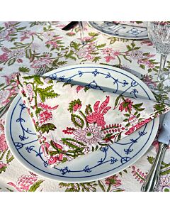 Napkin , floral pattern