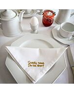 Napkin "Nice to see you""