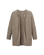 Offene Strickjacke