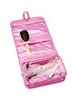 Preview Image Recycling hanging toiletry bag pink/white