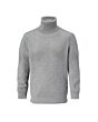 Vorschaubild Herren Rollkragenpullover, hellgrau